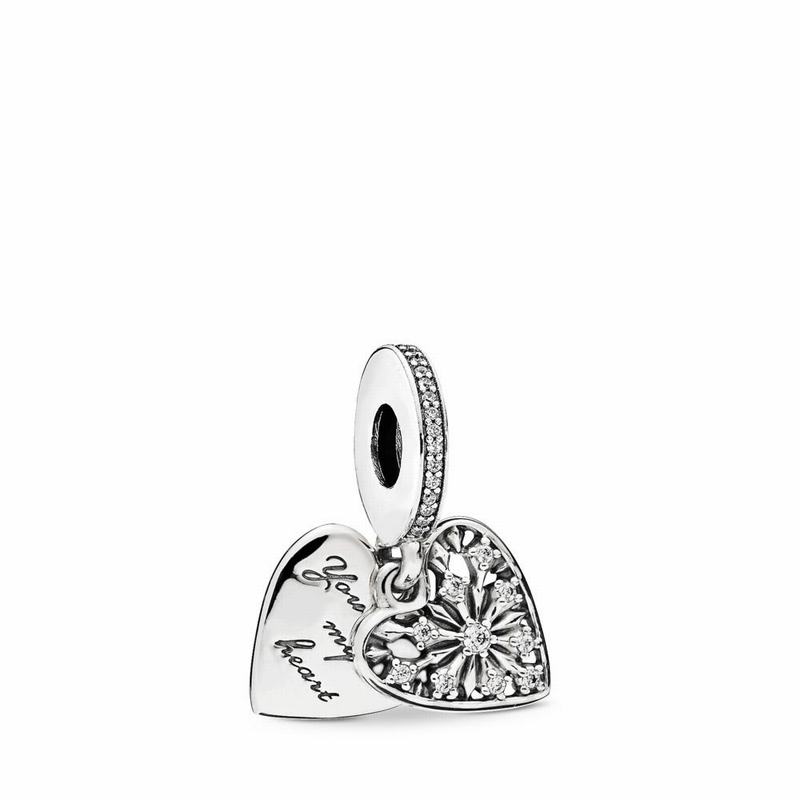 Pandora Heart of Winter Dangle Charm Silver Egypt YF5417960